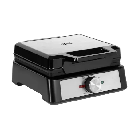 Gofrownica TEESA, 2 gofry, 1600W, inox, regulacja mocy