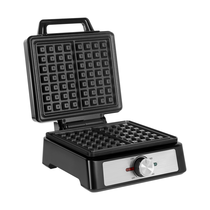 Gofrownica TEESA, 2 gofry, 1600W, inox, regulacja mocy Gofrownica TEESA, 2 gofry, 1600W, inox, regulacja mocy