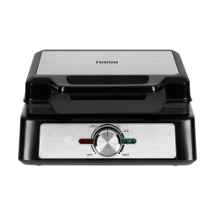 Gofrownica TEESA, 2 gofry, 1600W, inox, regulacja mocy