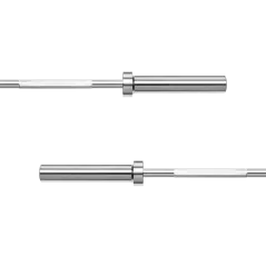 Gryf olimpijski prosty z łożyskami, sztanga olimpijska z łożyskami 150cm 12.5kg REBEL ACTIVE