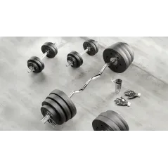 Gryf prosty, hantle 40cm 1.8kg REBEL ACTIVE