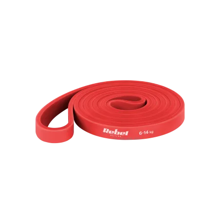 Guma do ćwiczeń lateksowa - Power Band PL-2, czerwona 6-14 kg REBEL ACTIVE