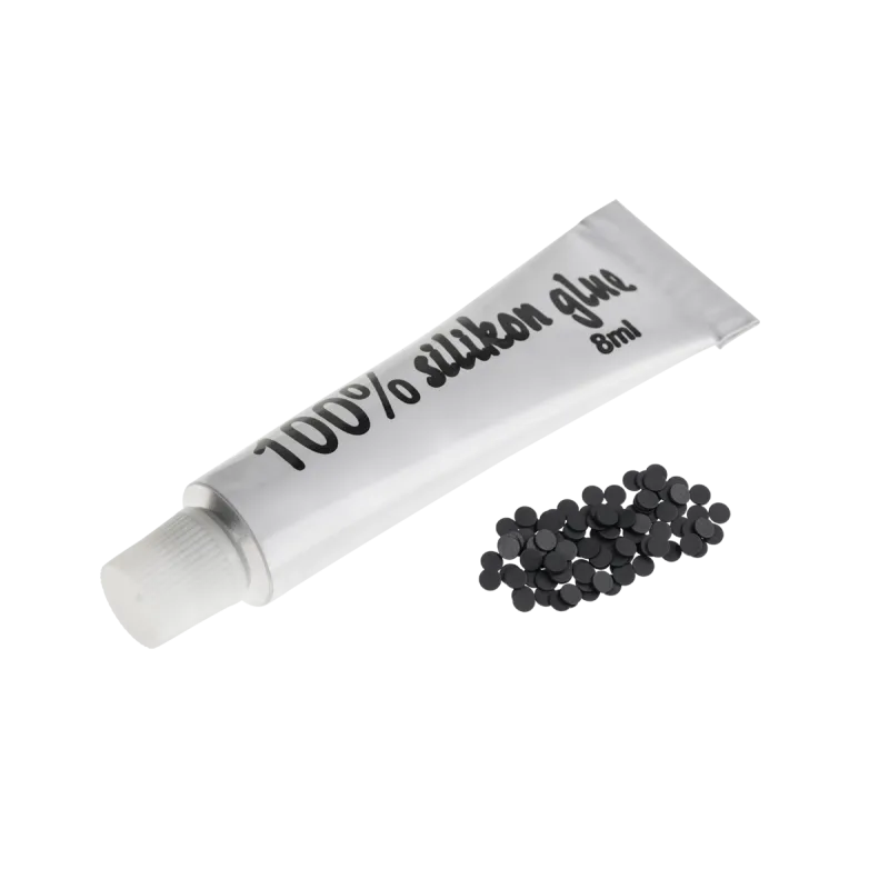 Gumki do pilotów z klejem