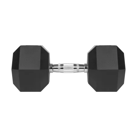 Hantel żeliwny gumowany HEX 22,5 kg REBEL ACTIVE
