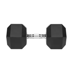 Hantel żeliwny gumowany HEX 30 kg REBEL ACTIVE