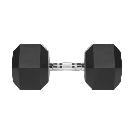 Hantel żeliwny gumowany HEX 30 kg REBEL ACTIVE