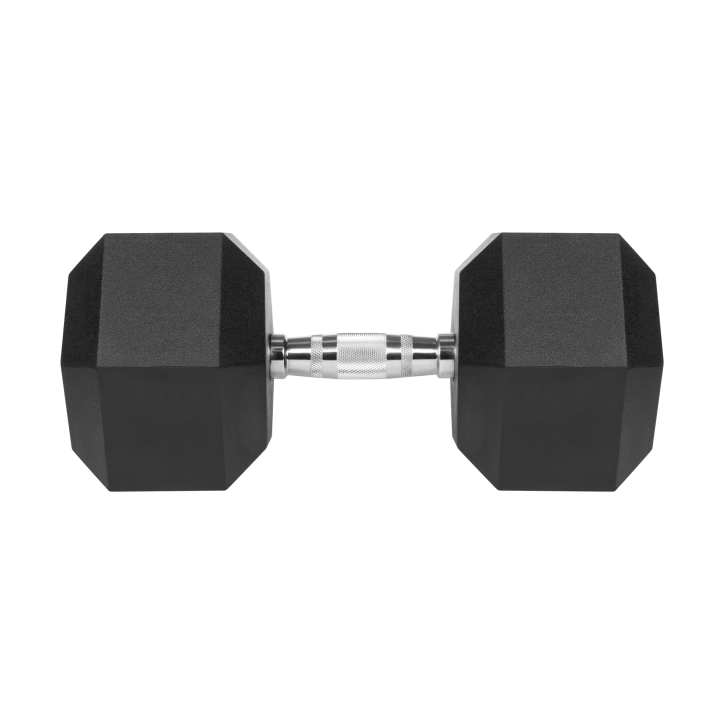 Hantel żeliwny gumowany HEX 35 kg REBEL ACTIVE Hantel żeliwny gumowany HEX 35 kg REBEL ACTIVE
