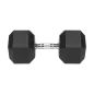 Hantel żeliwny gumowany HEX 35 kg REBEL ACTIVE Hantel żeliwny gumowany HEX 35 kg REBEL ACTIVE