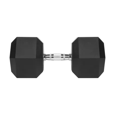 Hantel żeliwny gumowany HEX 40 kg REBEL ACTIVE