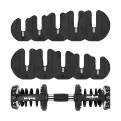 Hantel żeliwny regulowany automat 24 kg REBEL ACTIVE