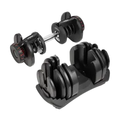 Hantel żeliwny regulowany automat 40 kg REBEL ACTIVE