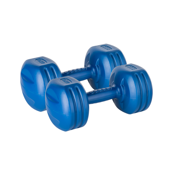 Hantelki bitumiczne 2x4kg, REBEL ACTIVE Hantelki bitumiczne 2x4kg, REBEL ACTIVE