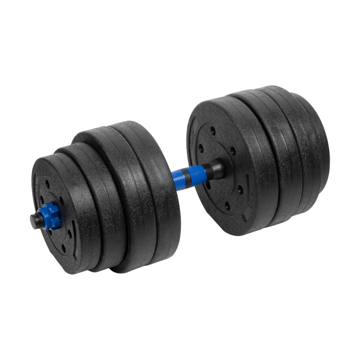 Hantle bitumiczne regulowane z łącznikiem 2x20kg, REBEL ACTIVE Hantle bitumiczne regulowane z łącznikiem 2x20kg, REBEL ACTIVE