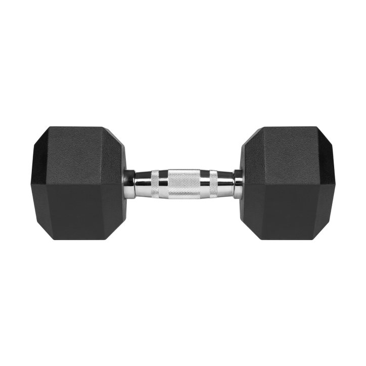 Hantle żeliwne gumowane HEX 2x10kg , REBEL ACTIVE Hantle żeliwne gumowane HEX 2x10kg , REBEL ACTIVE