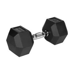 Hantle żeliwne gumowane HEX 2x15 kg REBEL ACTIVE