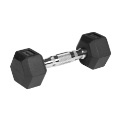 Hantle żeliwne gumowane HEX 2x3kg , REBEL ACTIVE