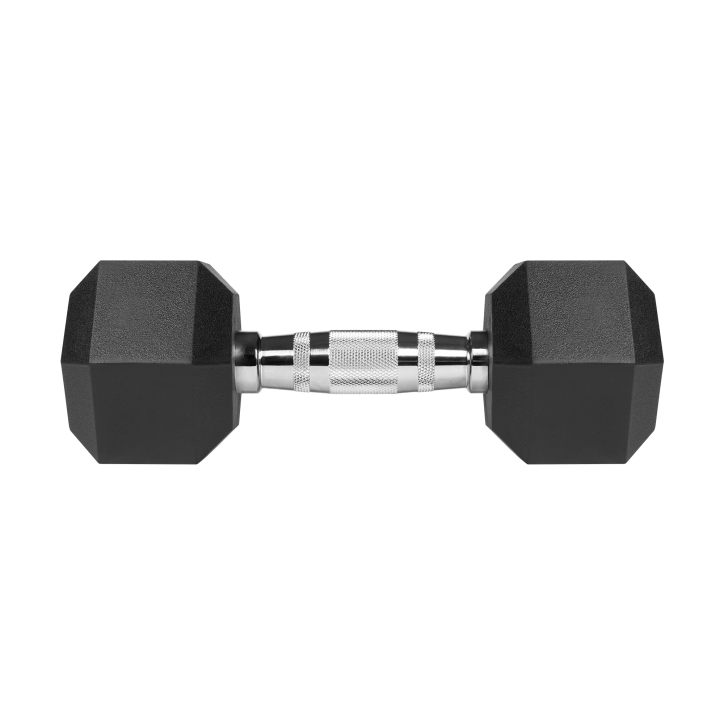 Hantle żeliwne gumowane HEX 2x6kg , REBEL ACTIVE Hantle żeliwne gumowane HEX 2x6kg , REBEL ACTIVE