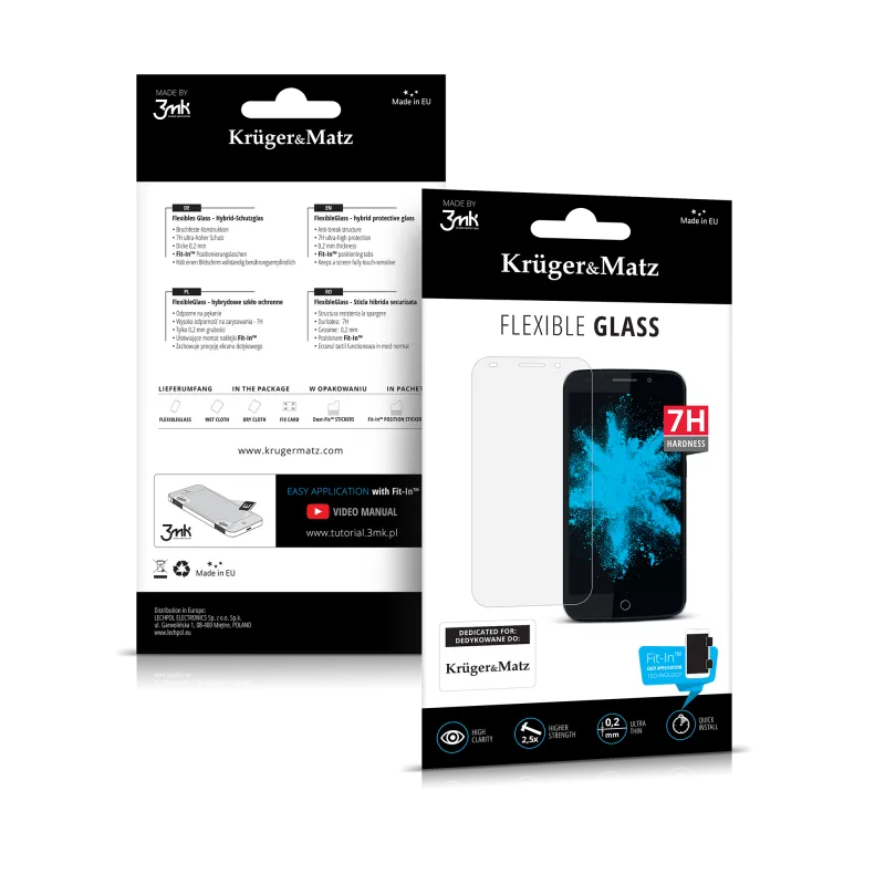 Hard Glass Kruger&Matz do modelu FLOW 5+ Hard Glass Kruger&Matz do modelu FLOW 5+