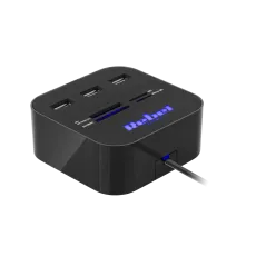 HUB USB 2.0 3 portowy z czytnikiem kart pamięci