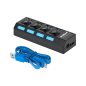 HUB USB 3.0 4 portowy Rebel HUB USB 3.0 4 portowy Rebel