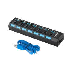 HUB USB 3.0 7 portowy Rebel