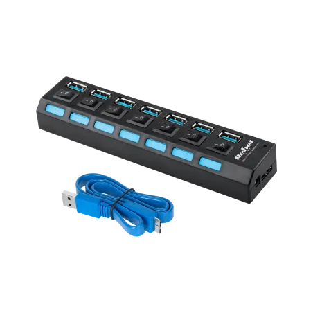 HUB USB 3.0 7 portowy Rebel