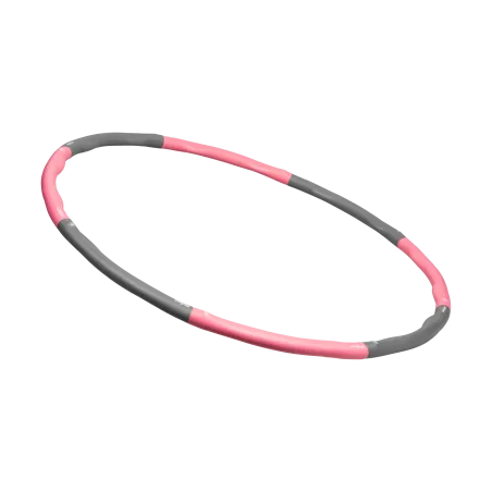 Hula Hop odchudzające koło 95cm, różowe, REBEL ACTIVE