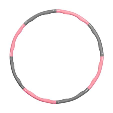 Hula Hop odchudzające koło 95cm, różowe, REBEL ACTIVE