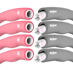 Hula Hop odchudzające koło 95cm, różowe, REBEL ACTIVE