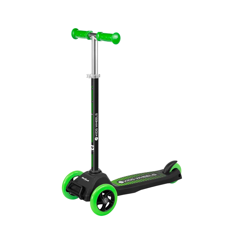 Hulajnoga trójkołowa REBEL KIDS WHEELS GREEN Hulajnoga trójkołowa REBEL KIDS WHEELS GREEN