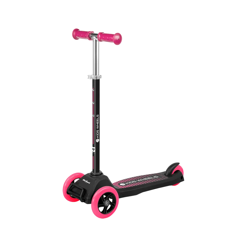 Hulajnoga trójkołowa REBEL KIDS WHEELS PINK Hulajnoga trójkołowa REBEL KIDS WHEELS PINK
