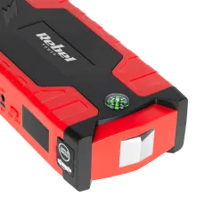 Jump starter - power bank z przewodami rozruchowymi i kompresorem