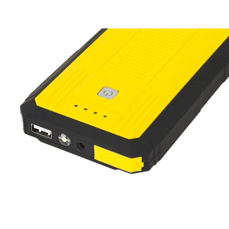 Jump starter - power bank, urządzenie rozruchowe z kablami w zestawie