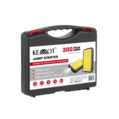 Jump starter - power bank, urządzenie rozruchowe z kablami w zestawie