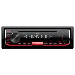 JVC KDX-162 Radio samochodowe USB RED
