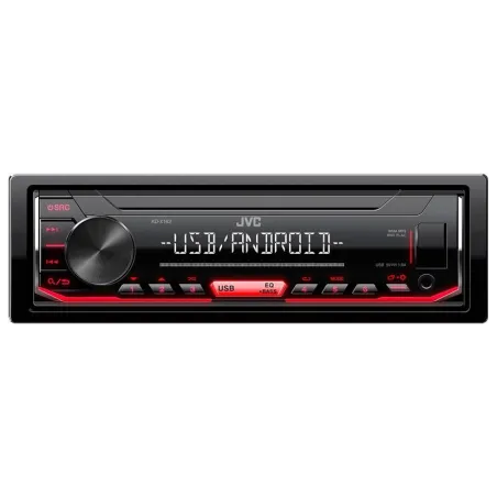 JVC KDX-162 Radio samochodowe USB RED