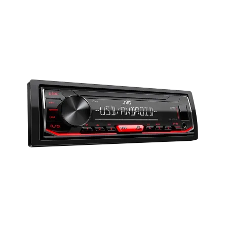 JVC KDX-162 Radio samochodowe USB RED