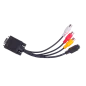 Kabel wt. VGA / gn.S-VIDEO+ 3x gn. RCA