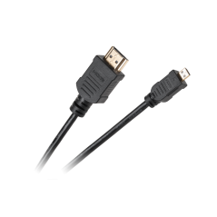 Kabel wtyk HDMI typ A - wtyk mikro HDMI typ D