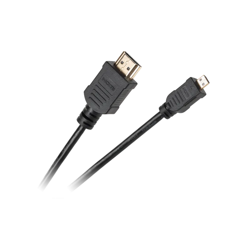 Kabel wtyk HDMI typ A - wtyk mikro HDMI typ D
