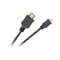 Kabel wtyk HDMI typ A - wtyk mikro HDMI typ D Kabel wtyk HDMI typ A - wtyk mikro HDMI typ D