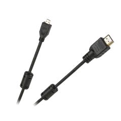 Kabel wtyk HDMI typ A - wtyk mikro HDMI typ D Cabletech economic