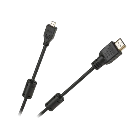 Kabel wtyk HDMI typ A - wtyk mikro HDMI typ D Cabletech economic