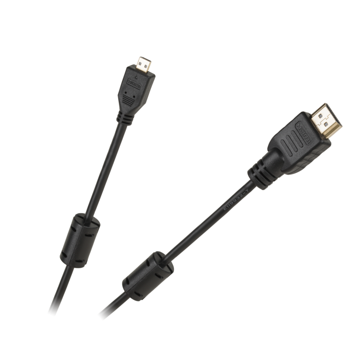Kabel wtyk HDMI typ A - wtyk mikro HDMI typ D Cabletech economic Kabel wtyk HDMI typ A - wtyk mikro HDMI typ D Cabletech economic