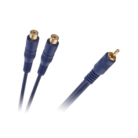 Kabel 1 x RCA wtyk - 2 gniazda RCA 0.2m