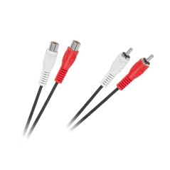 Kabel 2 x RCA wtyk - 2 x RCA gniazdo 10m