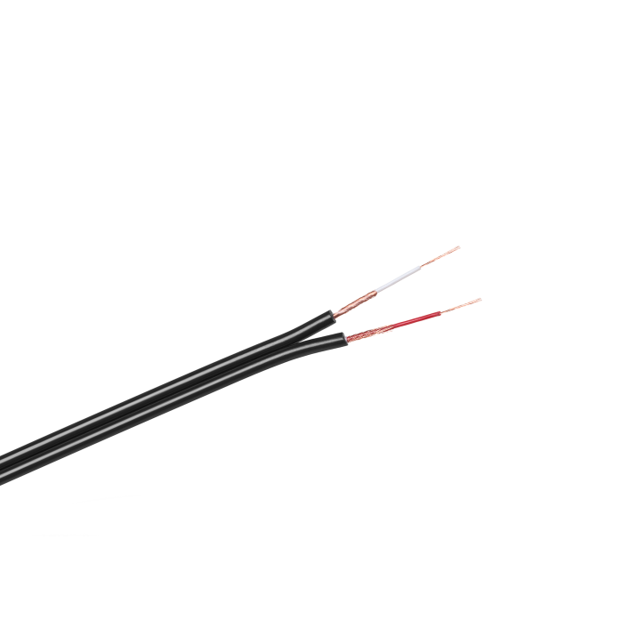 Kabel 2 x RCA-3mm czarny Kabel 2 x RCA-3mm czarny