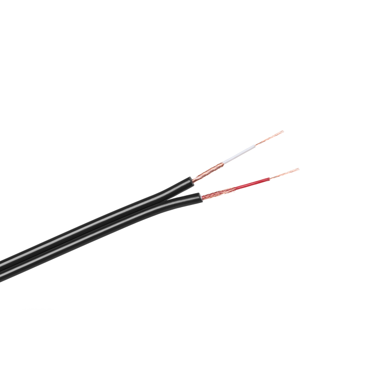 Kabel 2 x RCA-4mm czarny Kabel 2 x RCA-4mm czarny