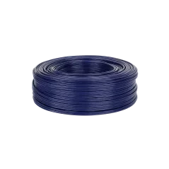 Kabel 2 x RCA-4mm niebieski