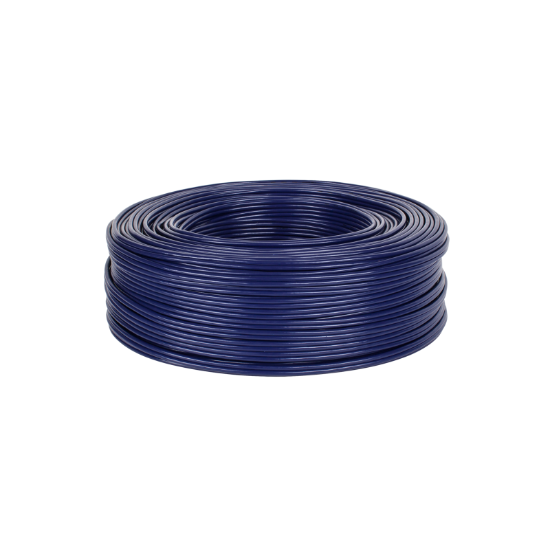 Kabel 2 x RCA-4mm niebieski